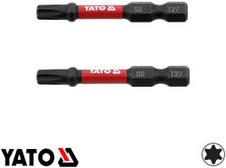 TOYA YT-78055 Impact ütvecsavarozó bit S2, 1/4" - T27 x 50 mm (2 darab) (YT-78055)