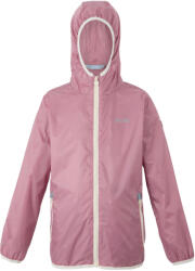 Regatta Great Outdoors Gyermekek/gyerekek Lever II Packaway esőkabát 13 ÉVES fehér|lila