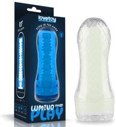  Világító Lumino play maszturbátor ribbed 20, 5 cm