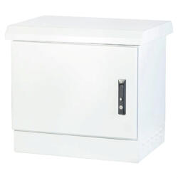 Formrack 12U 600x450 IP66 kültéri rack szekrény 100 mm lábazattal , dupla rétegű (OUT-12U450ZW) - mzona