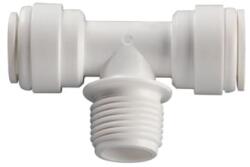  T csatlakozó középen menet 1/4″ cső 1/4″ menet 1/4″ cső (Z-Q-6044)