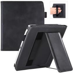  LEATHER Husă rabatabilă pentru PocketBook 700 Era neagră