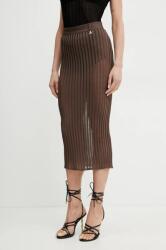 Patrizia Pepe szoknya barna, midi, egyenes, 2G1029 K254 - barna 36