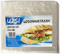 X-TÉ Uzsi uzsonnás tasak 2L 20x30cm - 100db