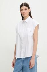 PS Paul Smith pamut ing női, galléros, fehér, relaxed, W2R. 341B. P21598 - fehér 36