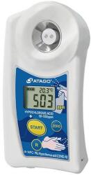 ATAGO PAL-Hypochlorous digitális refraktométer hipoklórossav tartalom (50-550ppm) mérésére, 100 mérés rögzítése, NFC adatátvitel (4555)