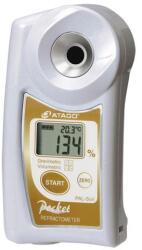 ATAGO PAL-Soil digitális refraktométer talaj nedvesség tartalom (gravimetriás 0-200％, térfogati mérés 0-100%) mérésére, 100 mérés rögzítése, NFC adatátvitel (4571)