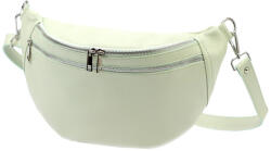 GREGORIO Luka 24-017 világoszöld női bőr övtáska, crossbody 37 x 22 x 11 cm (57012)