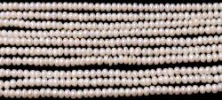 Perle de Cultura Rondele Margele Pentru Bijuterii 3-4x5-5 mm - Lungima Sirag 36 cm