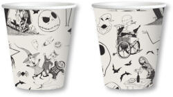 Amscan Karácsonyi lidércnyomás Black papír pohár 8 db-os 250 ml (DPA8885011166) - kidsfashion