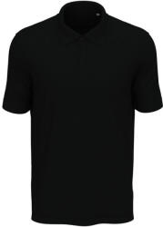 Stedman Lux klasszikus fazonú férfi galléros póló, Black Opal-S (ST9060-BLO-S)