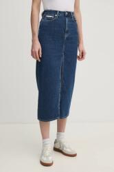 Calvin Klein Jeans farmer szoknya sötétkék, maxi, ceruza fazonú, J20J224531 - sötétkék 27