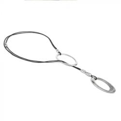 Colier Cu Pandantive Ovale Din Aluminiu - Vestopazzo Handmade (AL04147)