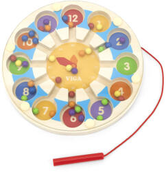 Viga Toys Ceas magnetic cu margele, viga (44560) - bekid