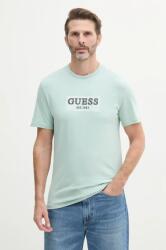 Guess t-shirt zöld, férfi, nyomott mintás, M5GI19 J1314 - zöld XXL