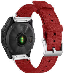 Ricardo Curea Ricardo Nylon 22mm (pentru Garmin Fenix 8/7/6 (47mm), Epix 2 etc. ), roșu, QuickFit