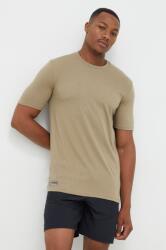 Under Armour t-shirt Tactical zöld, férfi, sima - zöld L