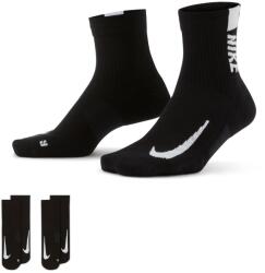 Nike Multiplier Running Ankle XL | Unisex | Șosete | Negru | SX7556-010 (SX7556-010)