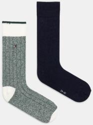 Tommy Hilfiger zokni 2 pár zöld, férfi, 701229842 - zöld 39/42
