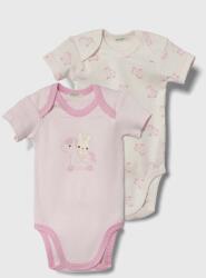 United Colors of Benetton pamut baba body 2 db - rózsaszín 50 - answear - 9 990 Ft