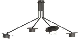 Emibig Mizu lampă de tavan 4x12 W negru 1448/4 (14484)