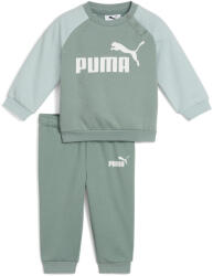 PUMA Gyerek Túrázás Rövidnadrág Minicats Essentials Raglan Crew Set PUMA Green Moon zöld
