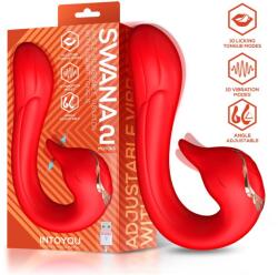 INTOYOU Swana Vibrator Licking Tongue with Angle Adjustable Red Vibrator