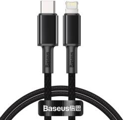 Baseus High Density Braided Series Fast Charging Datový Kabel USB-C - Lighting 20W 1m Black