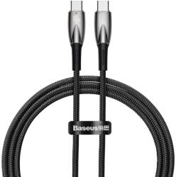 Baseus Glimmer Series Fast Charging Datový Kabel USB-C - USB-C 100W 1m Black