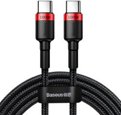 Baseus Cafule Flash Charging Datový Kabel USB-C - USB-C 100W 2m Red/Black