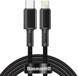 Baseus High Density Braided Series Fast Charging Datový Kabel USB-C - Lighting 20W 2m Black