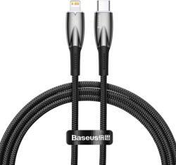 Baseus Glimmer Series Fast Charging Datový Kabel USB-C - Lighting 20W 1m Black