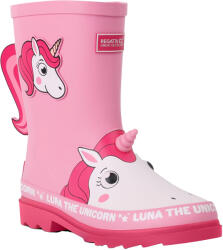 REGATTA Gyermekek/gyerekek Mudplay II Luna The Unicorn Wellington csizma 35 rózsaszín