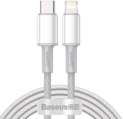 Baseus High Density Braided Series Fast Charging Datový Kabel USB-C - Lighting 20W 2m White