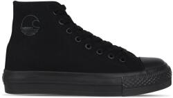 SoulCal Дамски високи кецове SoulCal Canvas High Top Platform Trainers Womens - Black/Black