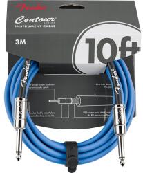 Fender Инструментален кабел жак-жак Fender Contour Series blue 3 метра