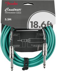 Fender Инструментален кабел жак-жак Fender Contour Series green 5.5 метра