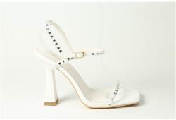 Chic Сандали Chic Women's Strappy Ankle Strap Flat Sandal - White