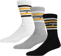Wrangler Чорапи Wrangler Men's Malm Cotton Crew Socks - White/Grey/Blk