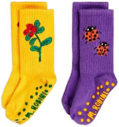 Mini Rodini gyerek zokni Lingonberries 2 pár lila, 2526010700 - lila 28/31