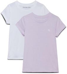 Calvin Klein gyerek pamut póló 2 db lila, IG0IG01258 - lila 104