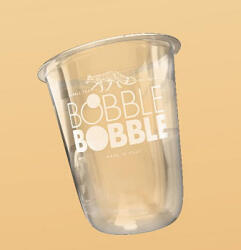 Bobble Bobble Műanyag üdítős pohár tetővel 500 ml 1 db