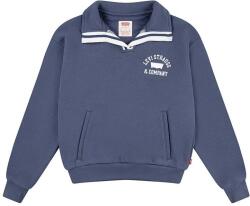Levi's gyerek felső COLLEGIATE LS COLLAR TOP nyomott mintás, 4EL070 - kék 140
