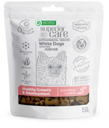 Nature's Protection Superior Care Gustari pentru caini N. P Superior Care White Dogs Junior Healthy Growth cu insecte 150 gr