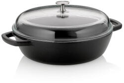 Kela Farm tigaie Calido fontă neagră rotundă 16.0cm 28.0cm 3.8l