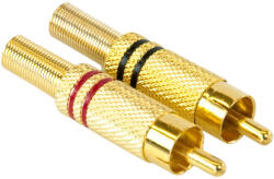 Master Audio Conector Master Audio - MA266, RCA, auriu (MA266)