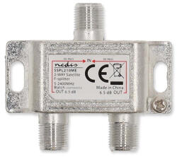  Nedis F elosztó, 5 - 2400 MHz | 6, 5 dB, SSPL210ME