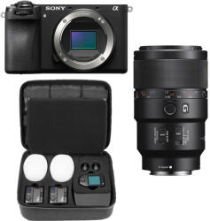 Sony Alpha 6700 90mm f/2.8 G Macro + Godox MF12-DK1 (DENTAL-STARTER) Digitális fényképezőgép