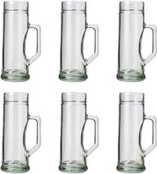  Halba de bere, Pahare bere, Cana bere set 6, Premium, supradimensionat neted - 0, 5 litri Pahar