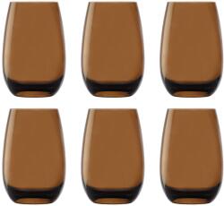 Pahare - colorat, Elements, set de 6, maro, 335 ml Pahar